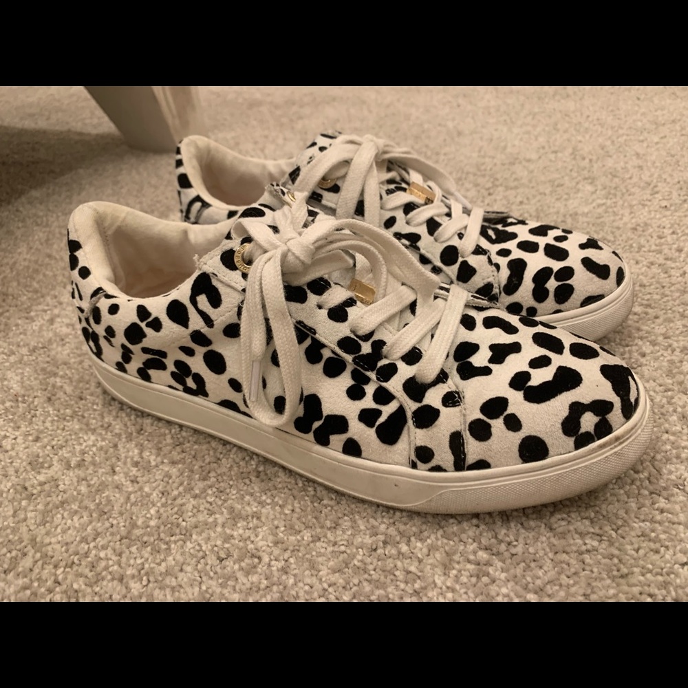 dalmation print sneakers